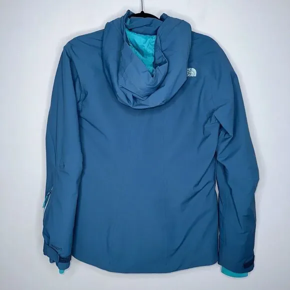 The North Face Women's Furano Hyvent Jacket Detachable Hood Teal Blue Size Small - Picture 4 of 5
